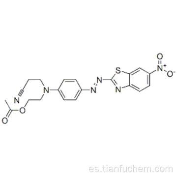 2 - [(2-cianoetil) [4 - [(6-nitrobenzotiazol-2-il) azo] fenil] amino] acetato de etilo CAS 68133-69-7